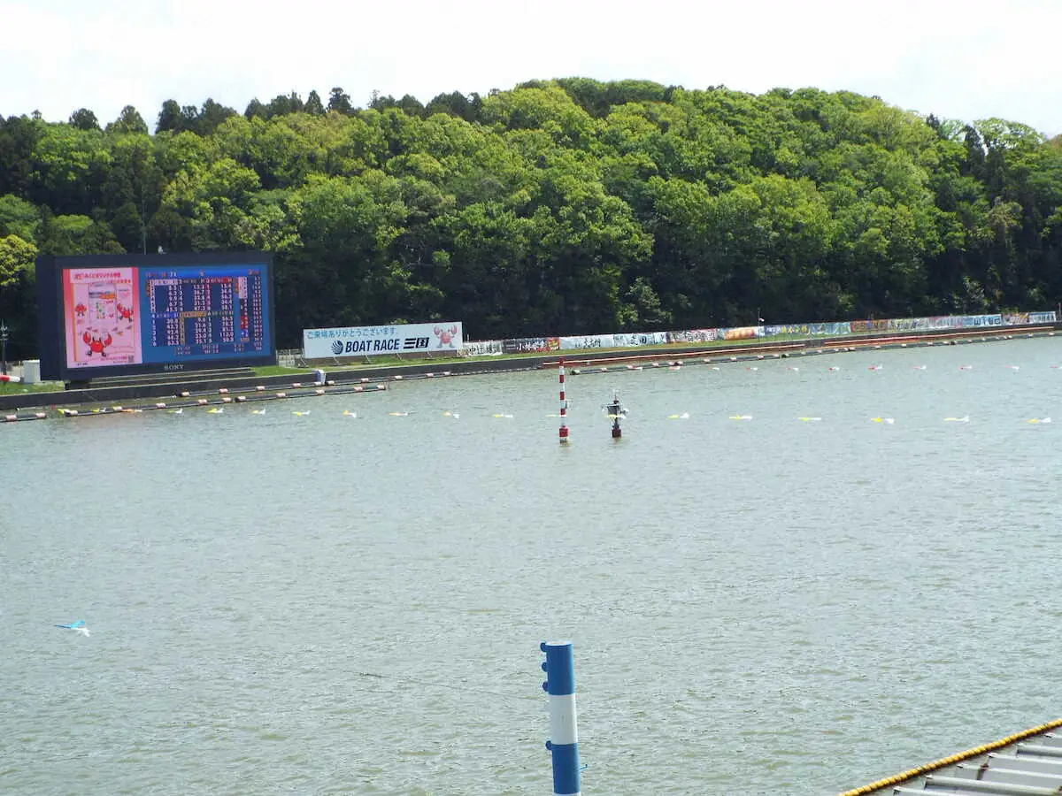 【画像・写真】【三国ボート　住信SBIネット銀行賞】4日目12Rは荒天のため中止打ち切り　順延はせず