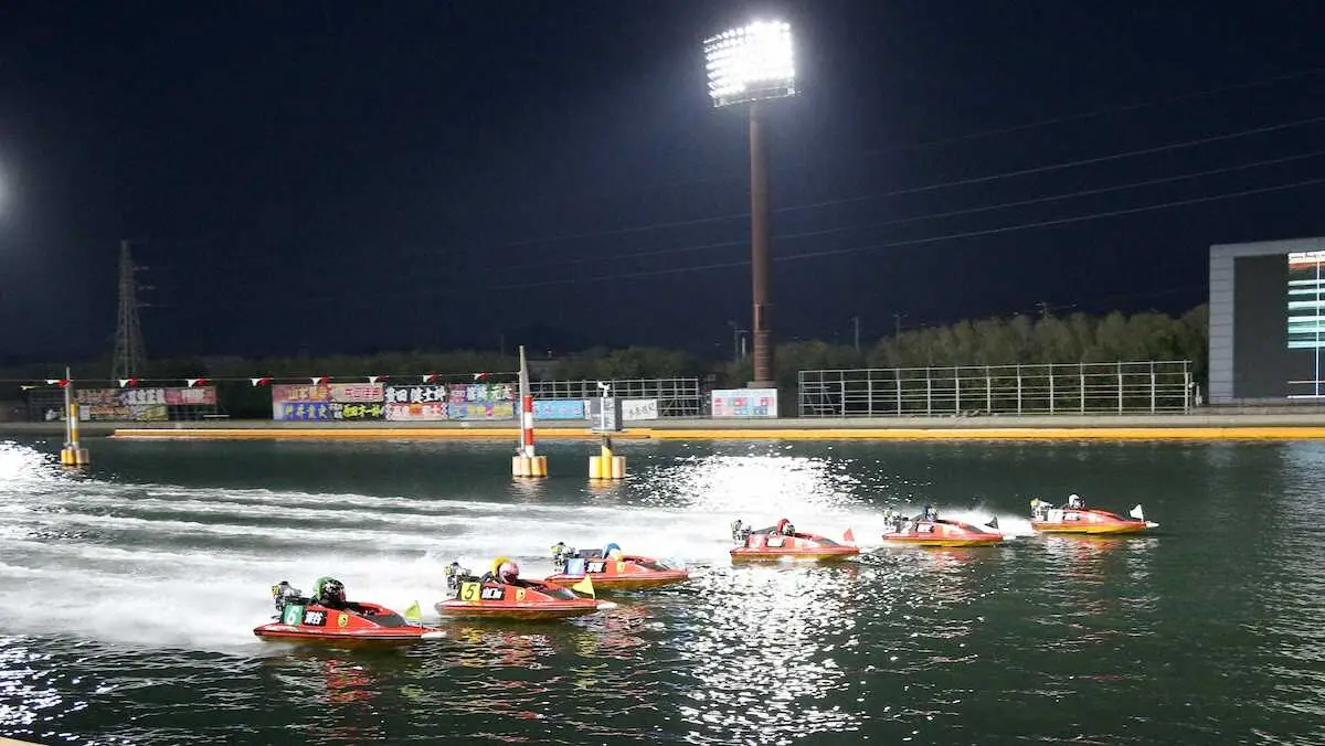 【画像・写真】【若松ボート　SkyFight福岡日総希カップ　5日目】大雨のため中止・順延　最終日は12日に