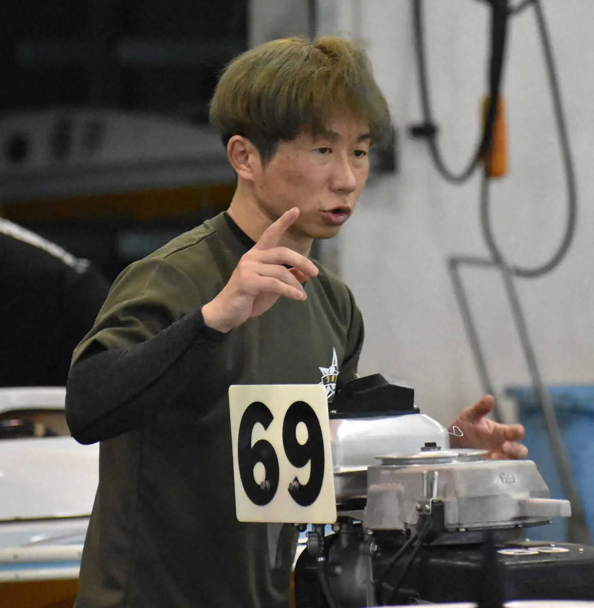 【画像・写真】【下関ボート　ミッドナイトボートレース】中辻崇人　6号艇の初日前半5Rはチルト3でアタック！？