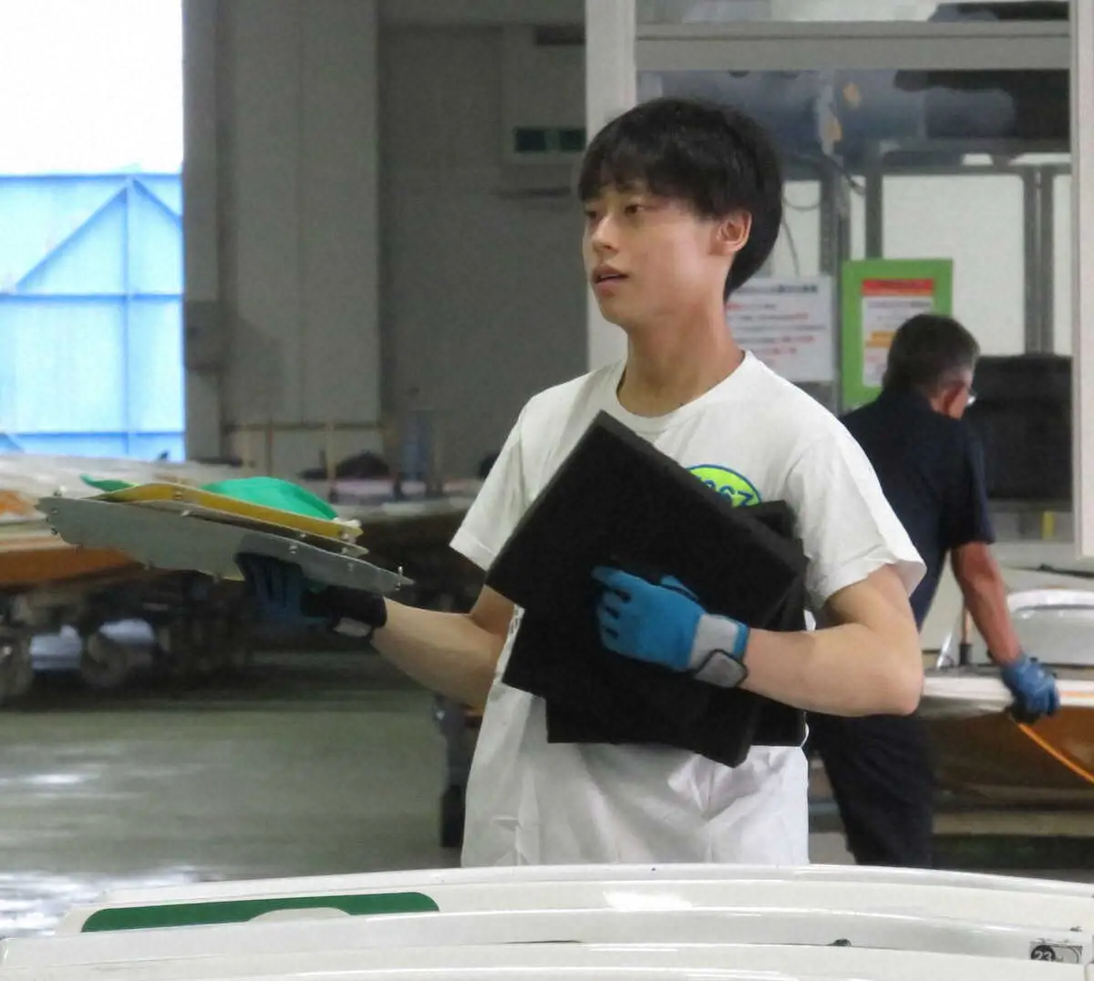 【画像・写真】【浜名湖ボート　テレしずサマーカップ】石本裕武　先輩に負けじと好発進でアピール