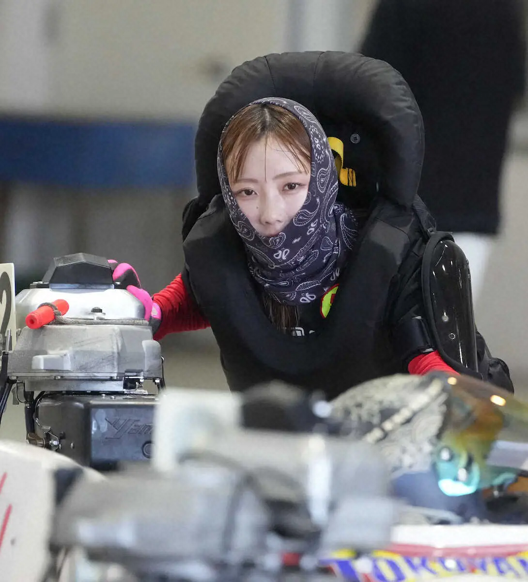 【画像・写真】【徳山ボート　ヴィーナスシリーズ第12戦】福山恵里奈　仕上がりにはまだまだ納得できず