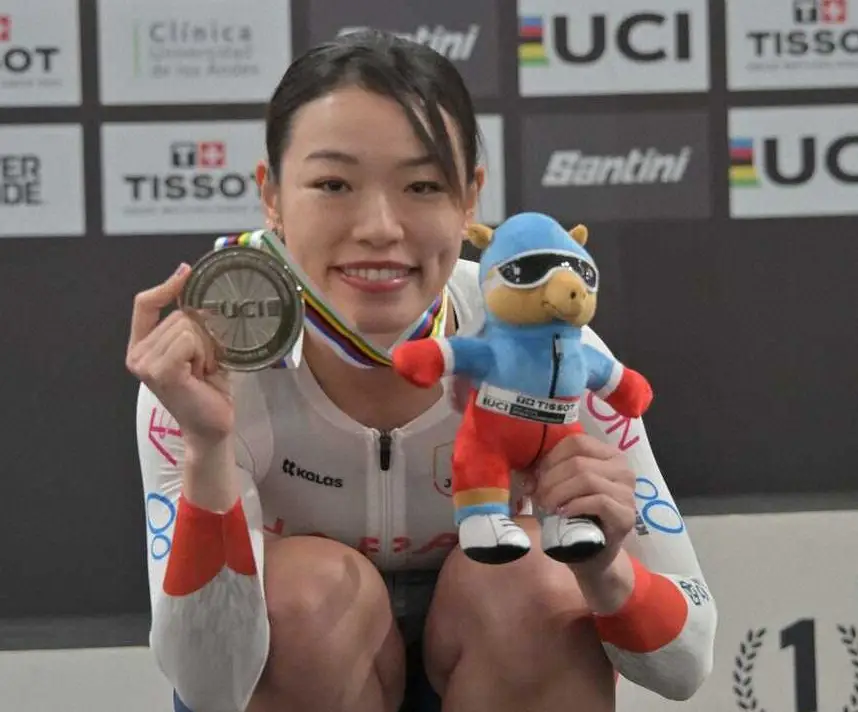【画像・写真】【自転車トラック世界選手権】佐藤水菜が女子スプリントで銀　「悔しくも…」昨年銅、金には届かず
