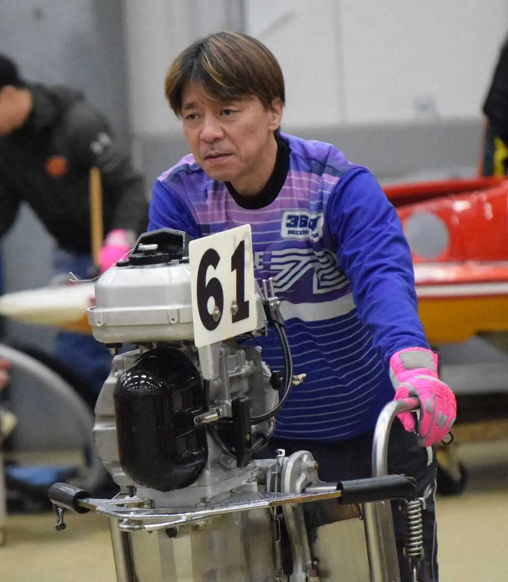 【画像・写真】【大村ボート　ミッドナイトボートレース】井上恵一　「むっちゃ出よる」相棒で自身初の完全Vが見えてきた