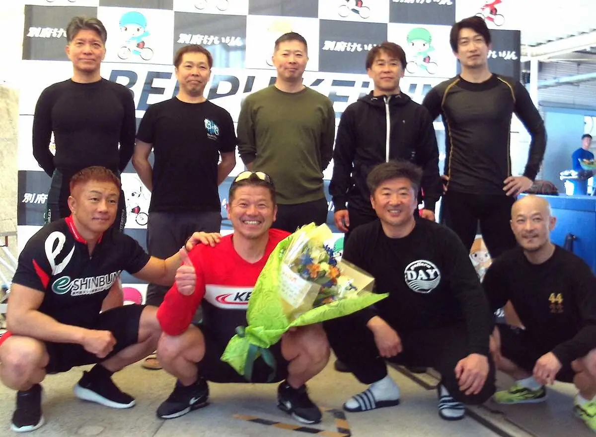 競輪　小野　俊之選手　ユニフォーム&S級パンツ 別府競輪・FⅠラブリン杯】小野俊之 今節でラストラン「まったく一点
