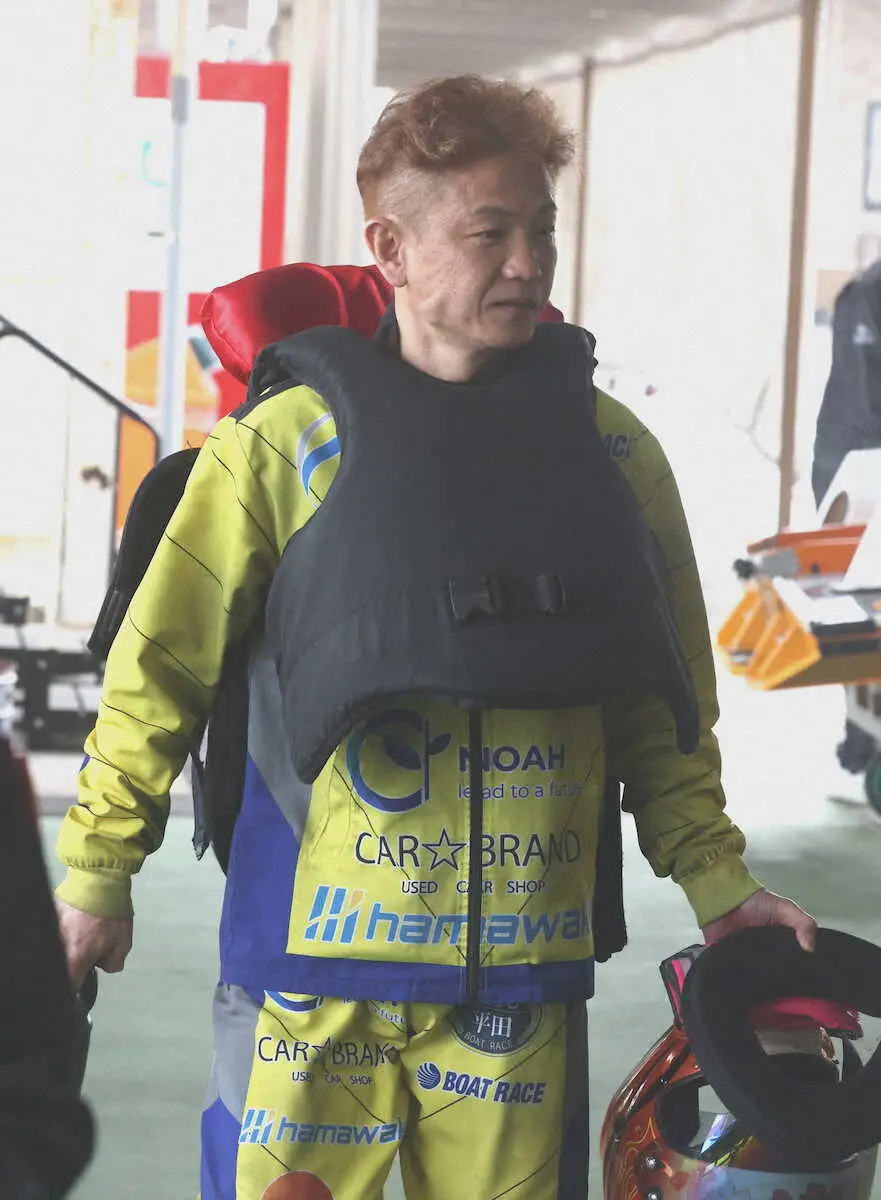 【画像・写真】【宮島ボート　PG1マスターズチャンピオン】平田忠則　前検日はチルト3度　「外枠から沸かせたい」