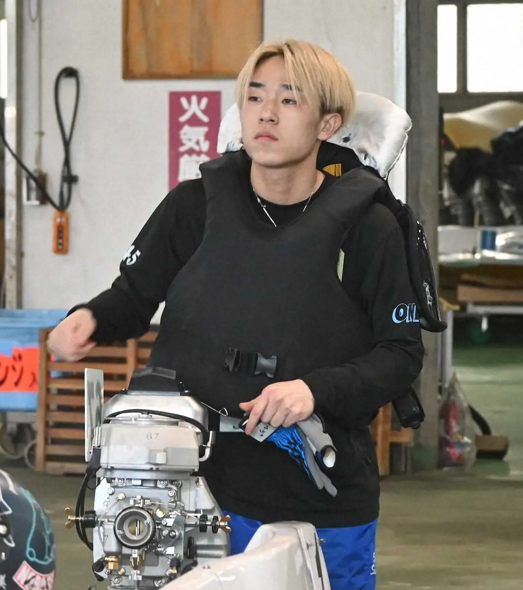 【画像・写真】【下関ボート　ルーキーシリーズ第10戦】島川海輝　気合十分の連続参戦　「優勝するために来た」