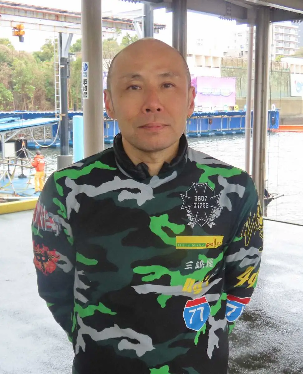 【画像・写真】【若松ボート　ミッドナイトボートレース】岡部哲　良機を背に久々の舞台で躍動