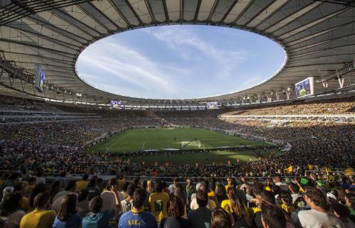 ＜ブラジル２―２イングランド＞リニューアル後、初となる試合が行われたマラカナン競技場