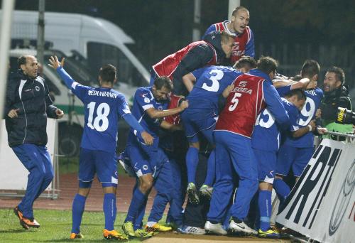 ＜リトアニア０―１ボスニア・ヘルツェゴビナ＞初のW杯出場権を獲得したボスニア・ヘルツェゴビナ