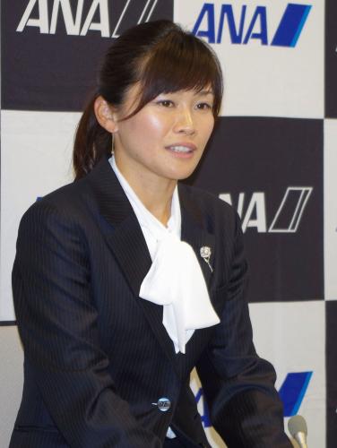 米国への出発前に意気込みを語るなでしこジャパンの川澄奈穂美