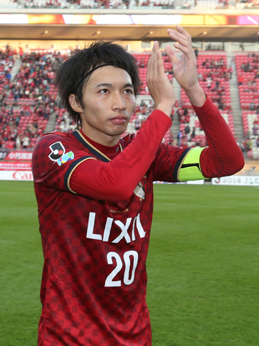 今季リーグ戦全３４試合に出場し、３位に貢献した鹿島ＭＦ柴崎