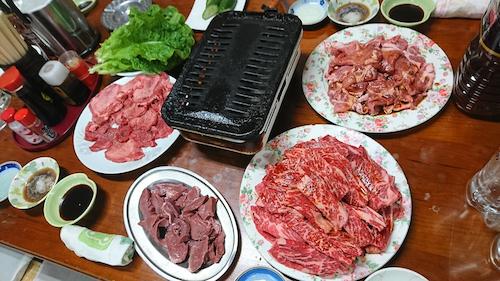 鹿島スタッフが食べた肉の一部
