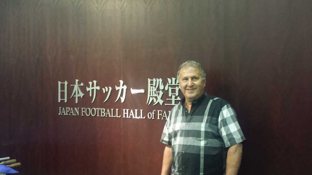 Ｊリーグ、日本サッカー協会を訪問したジーコ氏