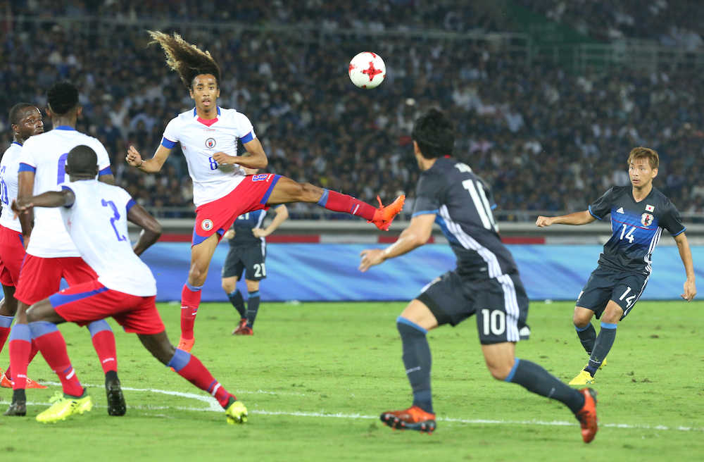 ハイチのエリボーがフル出場 大阪弁で 日本代表めっちゃ速い スポニチ Sponichi Annex サッカー
