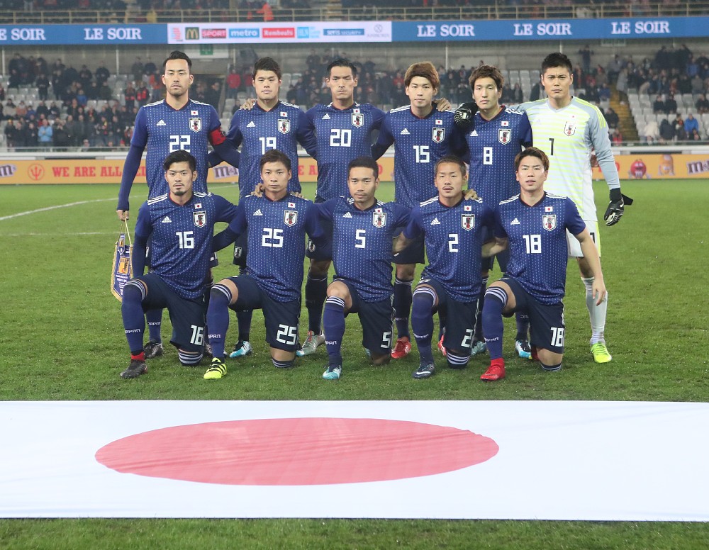 １１月に行われたベルギーとの親善試合での日本代表イレブン スポニチ Sponichi Annex サッカー