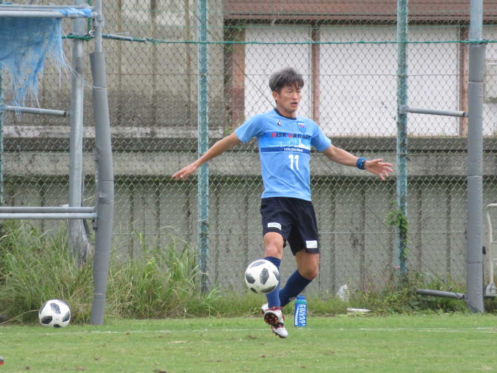 相模原との練習試合で５１歳初ゴールを決めた横浜FCのカズ