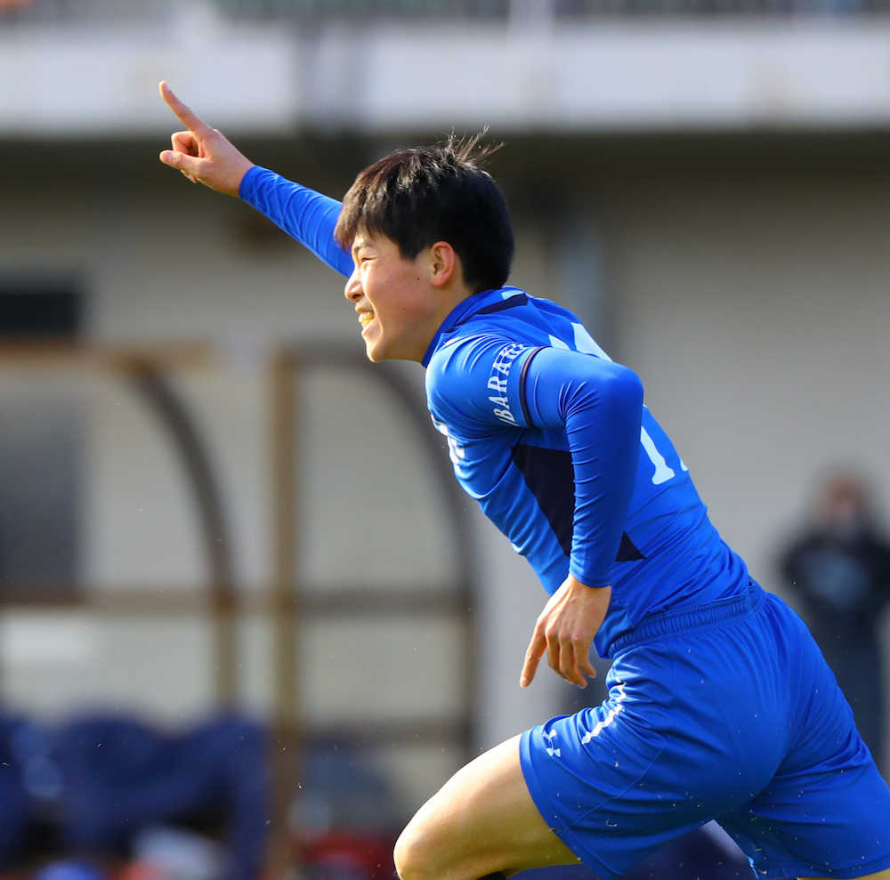 【画像・写真】明秀学園日立　二瓶が復活Ｖ撃、左膝半月板負傷を克服