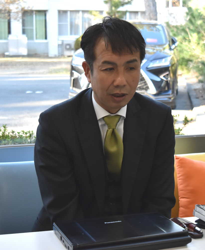 【画像・写真】清水　大榎氏が新ＧＭ就任！今季の目標は「５位以内」
