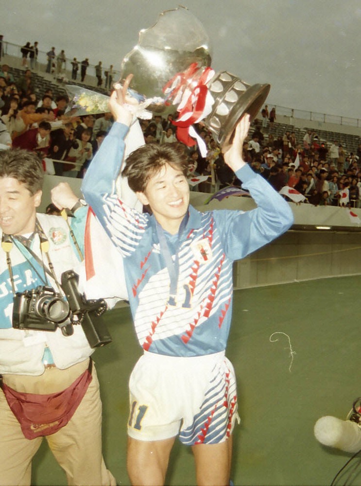１９９２年のアジア杯でＭＶＰを獲得した三浦知良