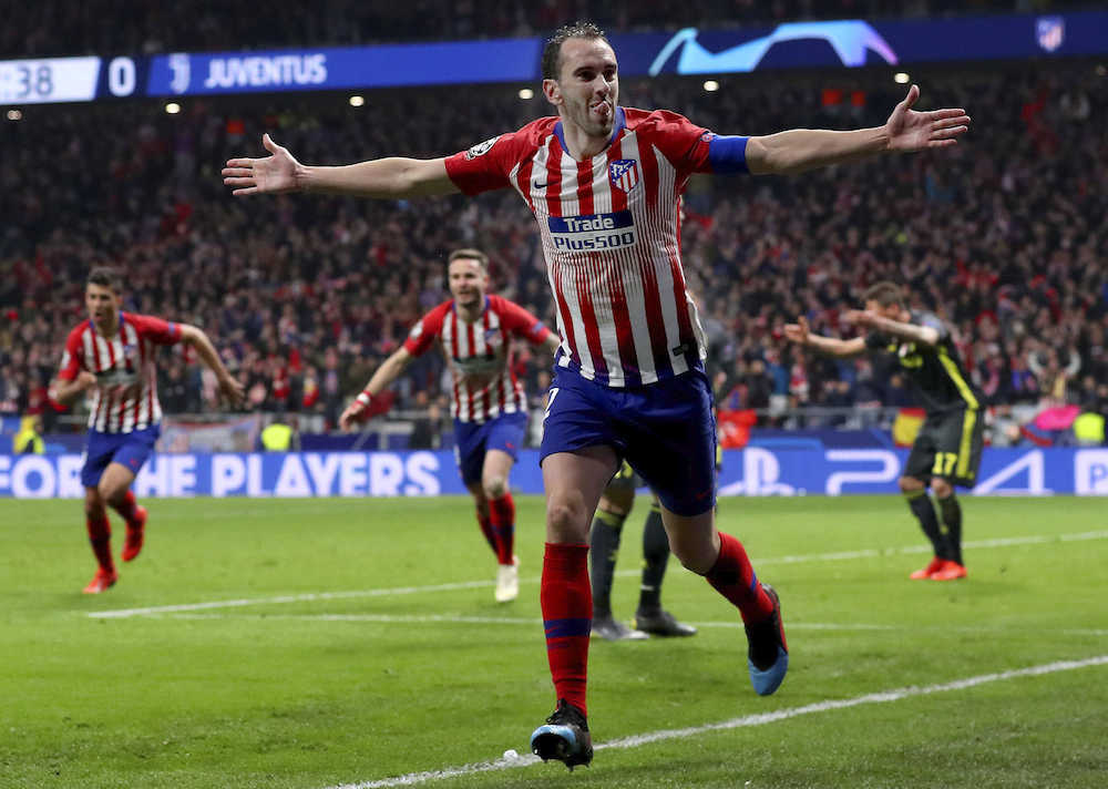 【画像・写真】アトレチコ　ユーベに先勝、ゴディン２発にＣロナ完封！