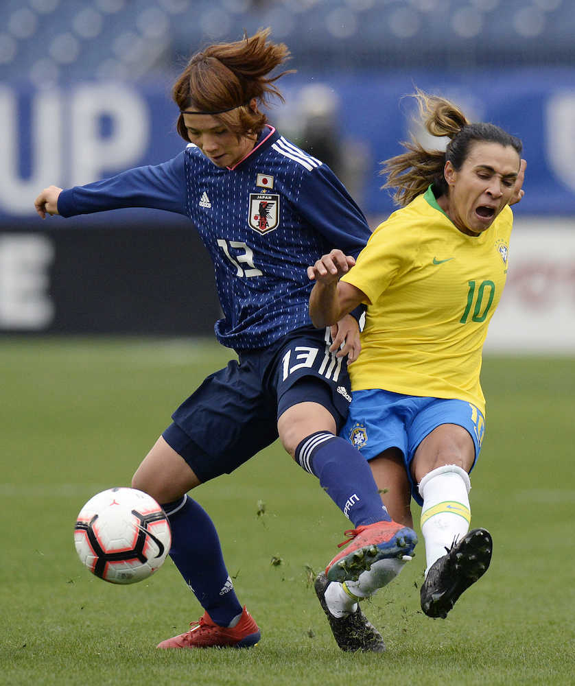 なでしこ ブラジルに３ １勝利 籾木先制ループ 小林が決勝ヘッド スポニチ Sponichi Annex サッカー