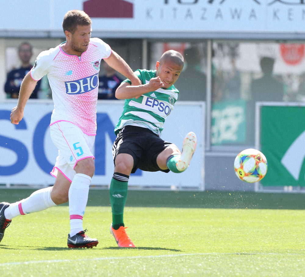 【画像・写真】松本　前田J1初得点がV弾!U―22代表快足FW決めた