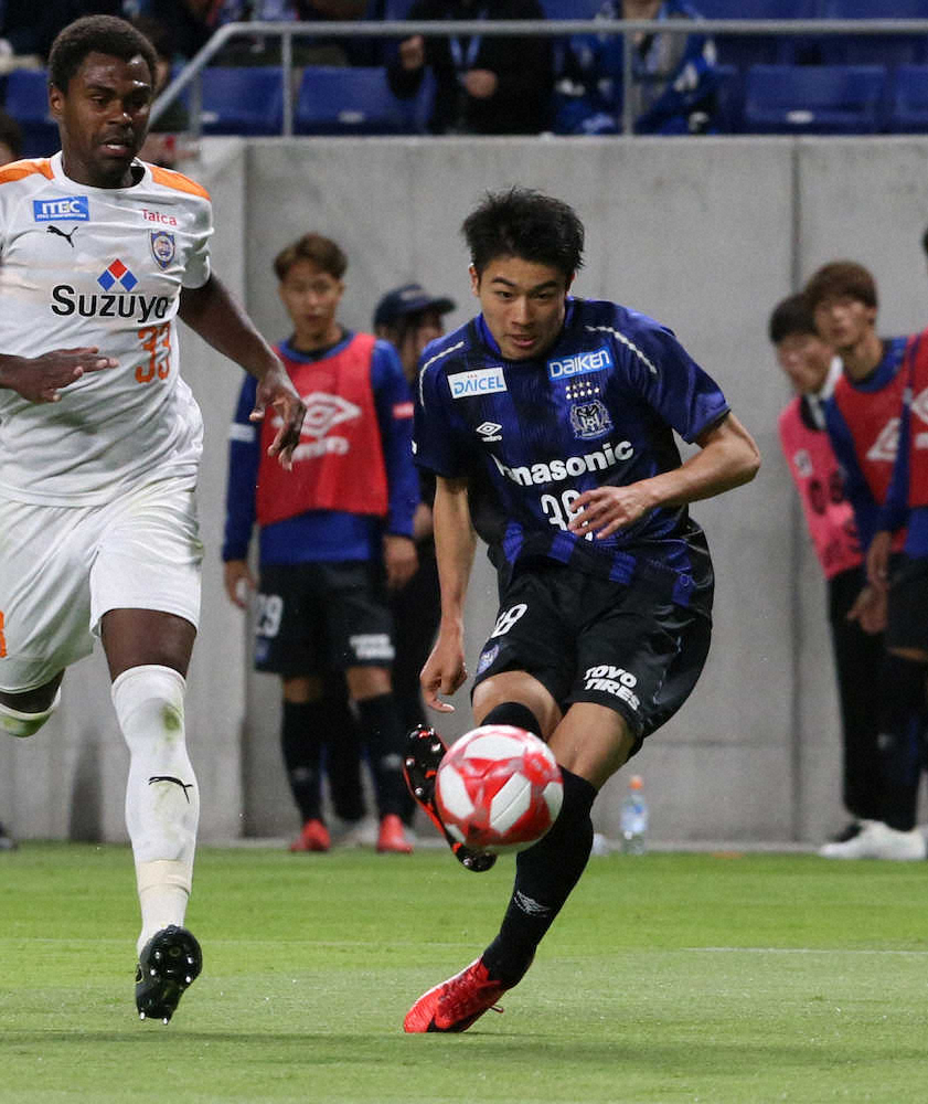 【画像・写真】G大阪FW中村、勝負決めた豪快弾！U20W杯に弾み「最高の状態で行きたい」