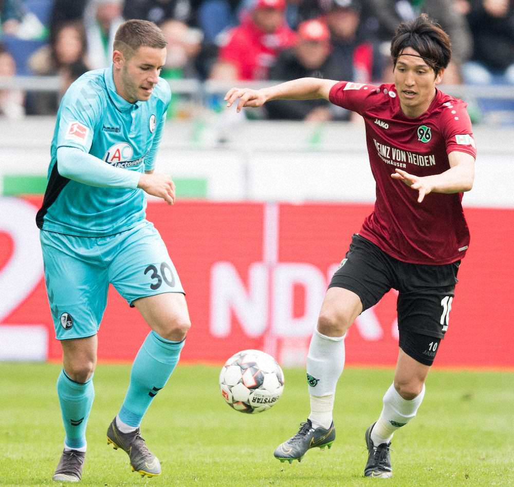 【画像・写真】ハノーバー2部降格確定…原口　13試合連続出場も振るわず「責任感じる」