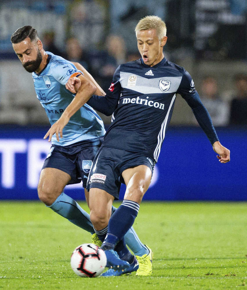 【画像・写真】本田、メルボルンV退団　五輪出場へ最善の選択模索「日本戻らない」