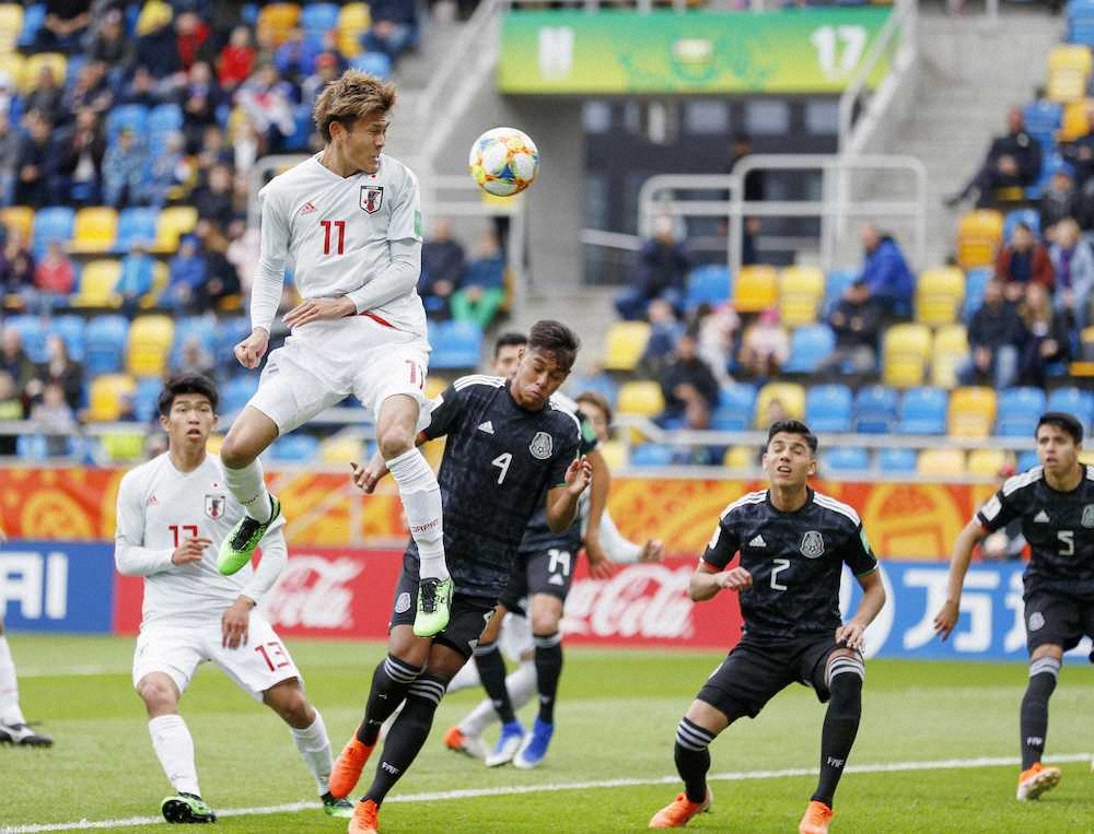 【画像・写真】U―20日本　メキシコに3発快勝、16強前進　宮代2得点