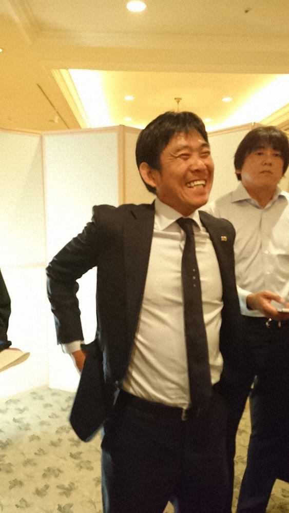 取材に応じたサッカー日本代表の森保監督