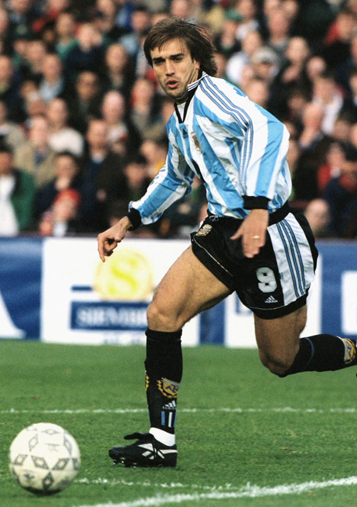 1991年から2002年までアルゼンチン代表として活躍したFWバティストゥータ