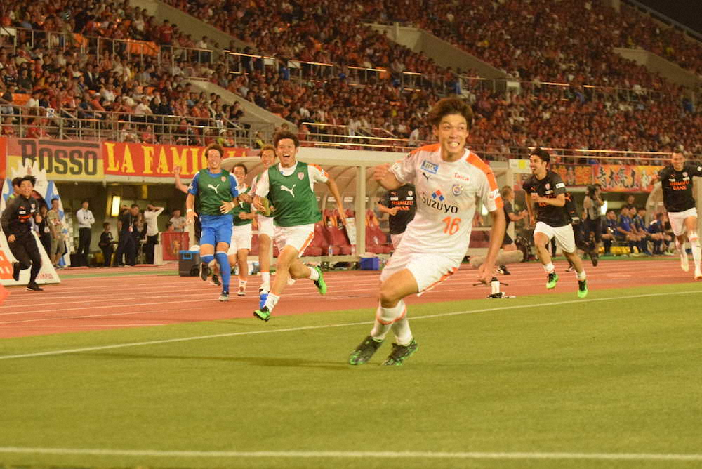 【画像・写真】清水MF西沢、2戦連続AT弾！ルーキープロ初スタメン応えた「最高です」