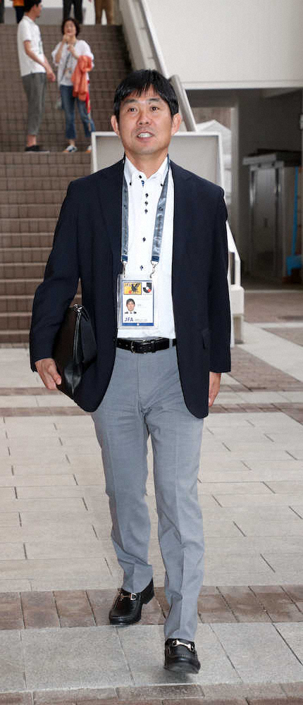 【画像・写真】森保代表監督　清水VS神戸視察　J→海外移籍へ前向き「良いこと」