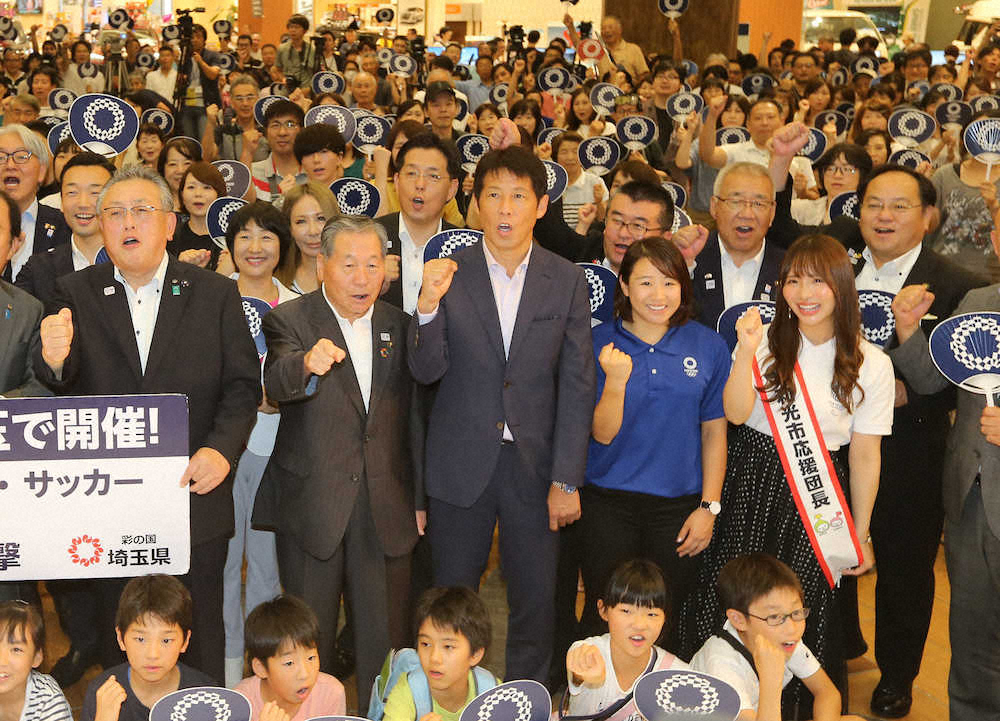 【画像・写真】西野監督が抱負　五輪で日本と戦って盛り上げタイ！