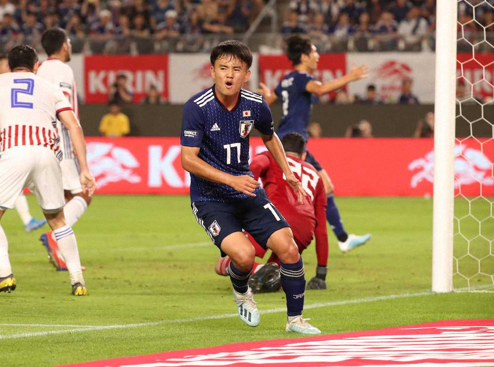 【画像・写真】日本、大迫＆南野のゴールでパラグアイに快勝！久保は最年少弾お預けも積極プレーで沸かせた