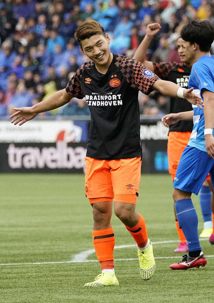 【画像・写真】PSV堂安　移籍後初ゴール！名門の自覚「勝ち点を落とさない方がホッとした」