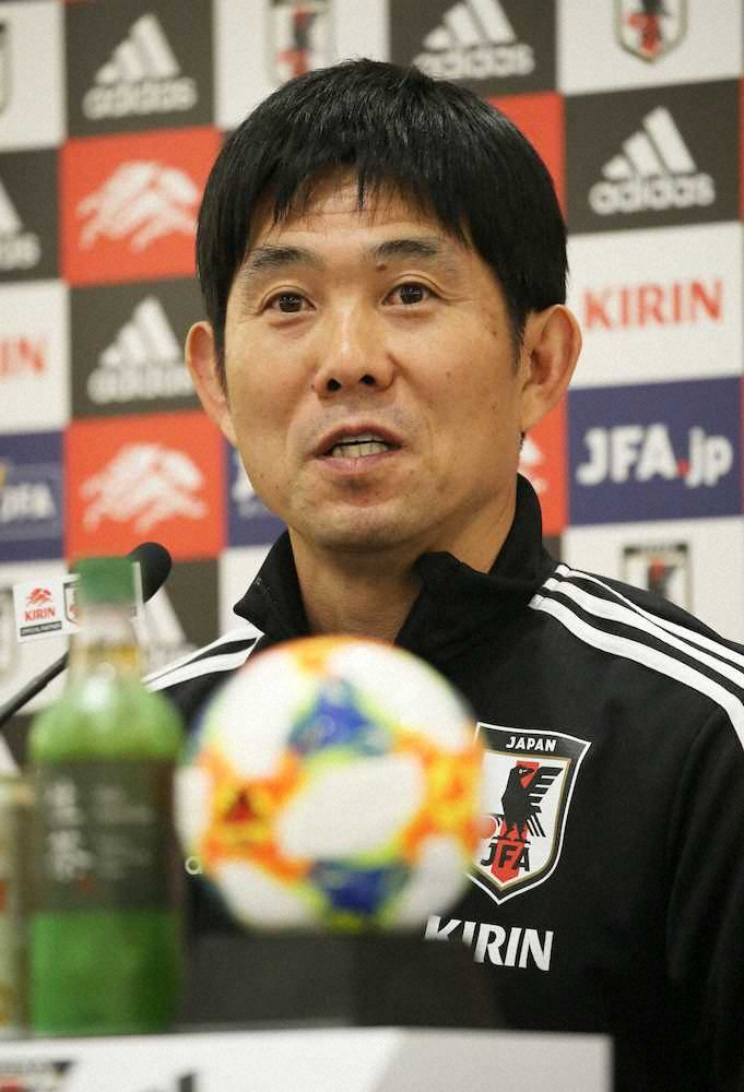 【画像・写真】森保監督、今予選初ホーム戦「冷静にかつ、ハードワークできるよう働きかけたい」