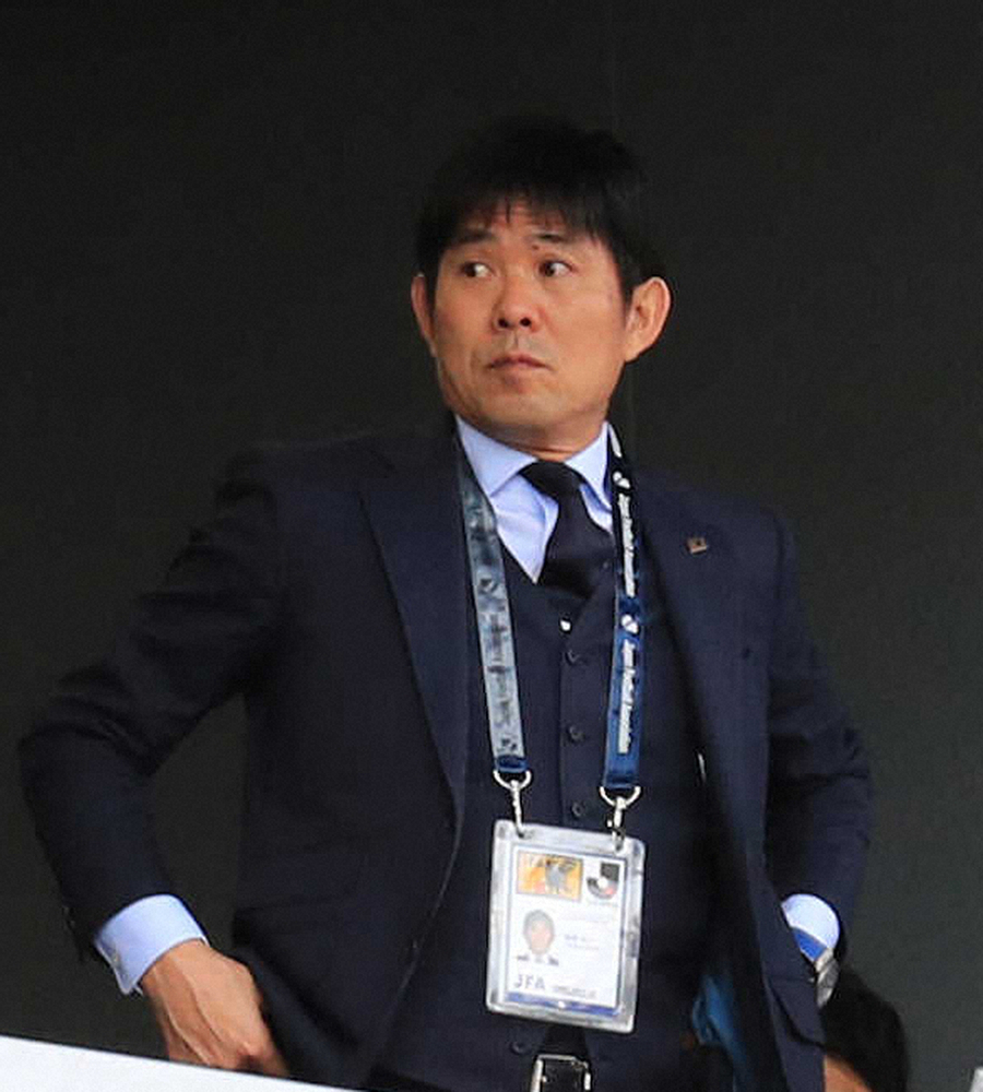 ルヴァン杯決勝戦札幌ー川崎Fの試合を視察に訪れた日本代表・森保監督