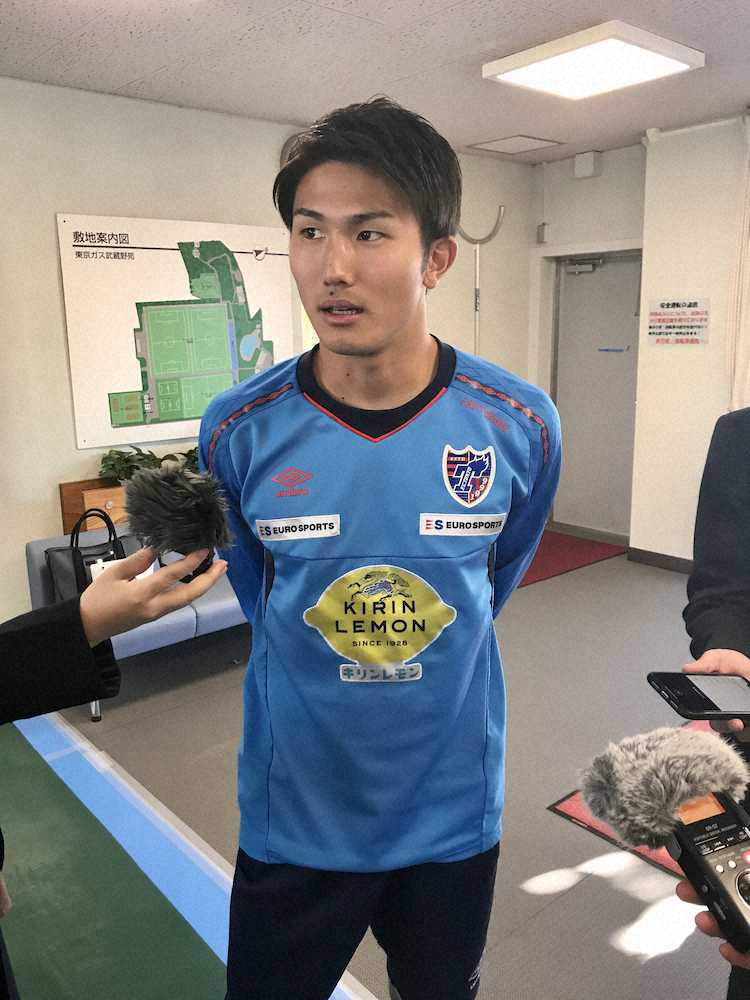 FC東京のU－22日本代表DF渡辺