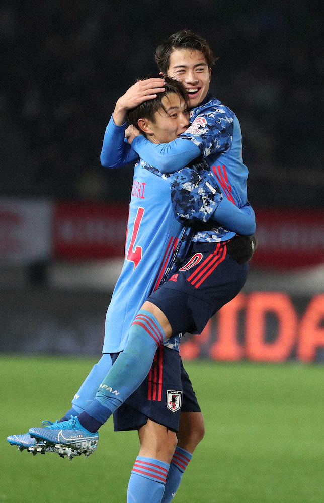 【画像・写真】森保U―22最多9発爆勝！安部1号“バルサ流”で6点絡んだ　五輪サバイバルアピール全開