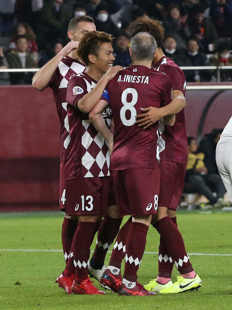 【画像・写真】神戸　5発でACL初陣大勝!イニエスタ“異次元の輝き”絶妙パス連発に敵将も称賛