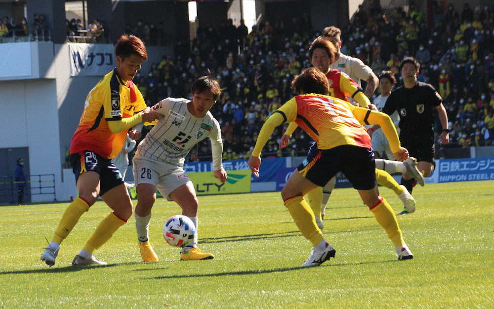 【画像・写真】J2福岡　大弥、輝くプロ1号快幕弾!4年7カ月ぶり“ダービー”制し白星発進