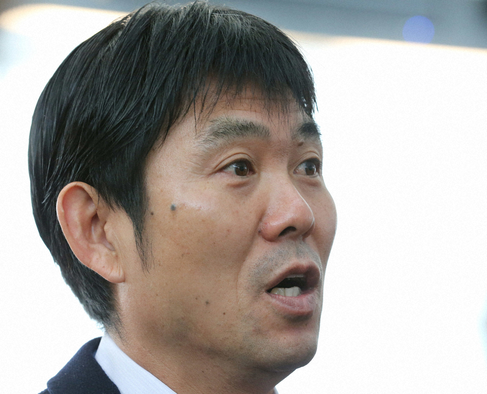 男子サッカー日本代表の森保監督。新型コロナウイルス拡大でW杯予選にも影響必至だ