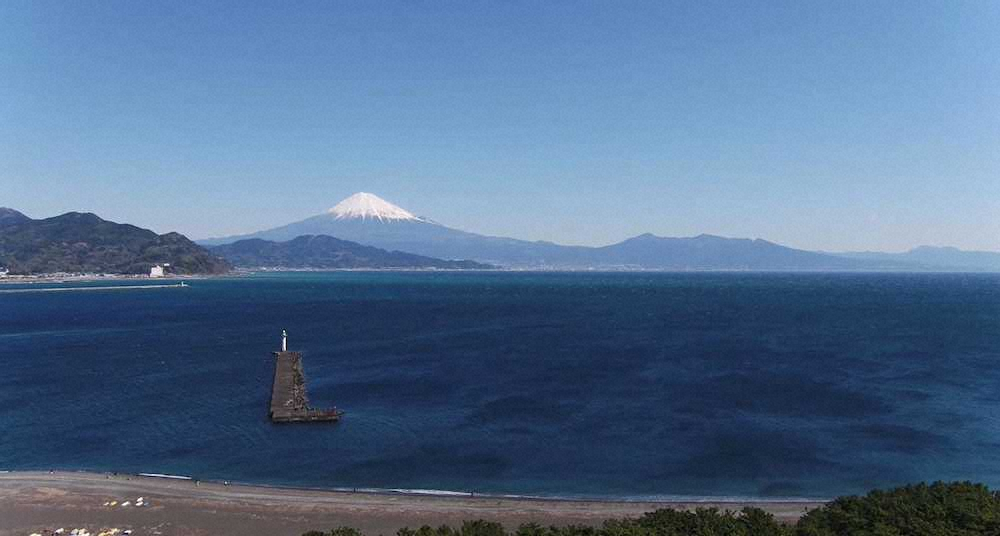 ドローンで撮影した富士山の景色（C）S－PULSE