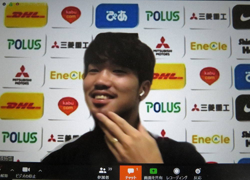 【画像・写真】浦和・岩波　無観客試合でも再開を「元気与えられる」