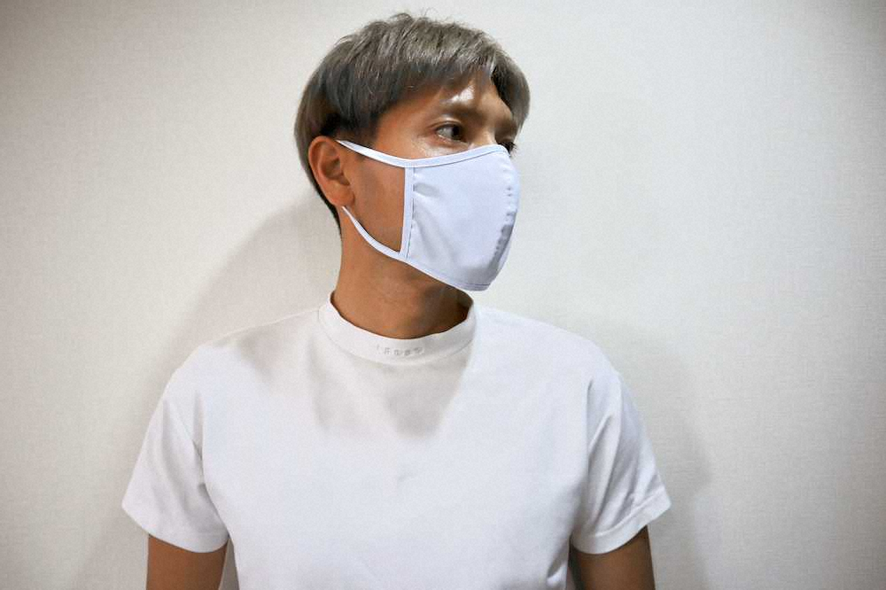 【画像・写真】神戸・田中　ジュンヤマスクで医療支援「社会貢献したい感情あった」