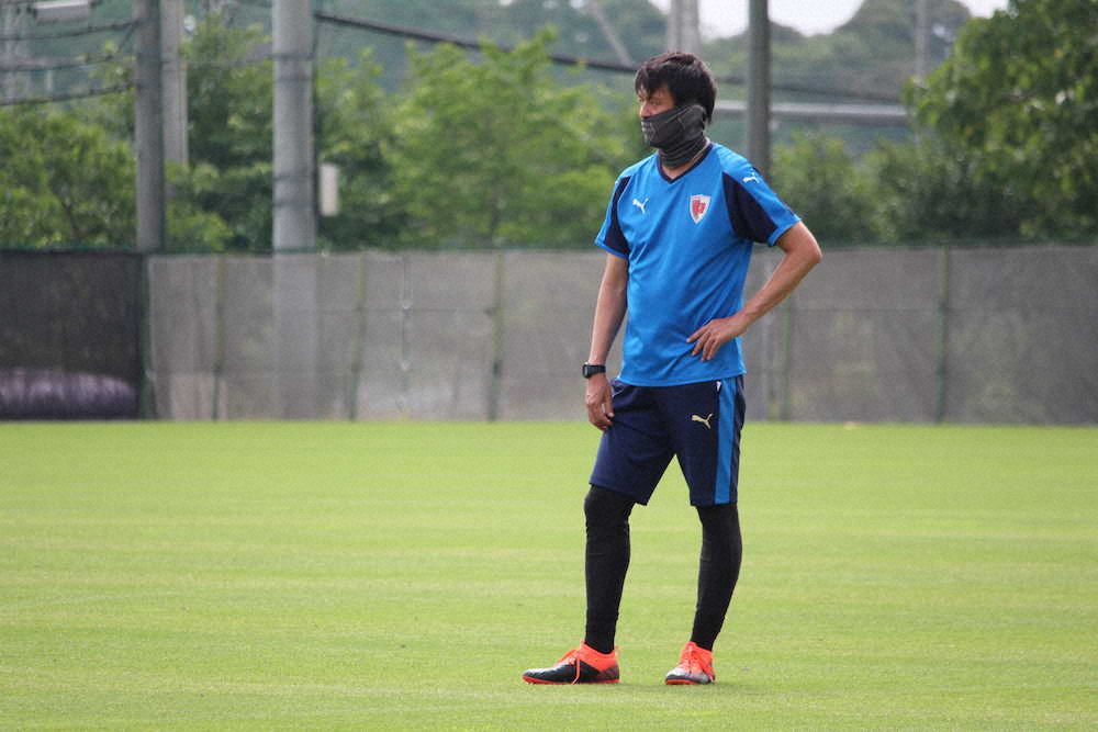 【画像・写真】J2京都・実好監督　リーグ再開初戦“難敵”も自信「平常心を持って、いつも通りのプレーを」