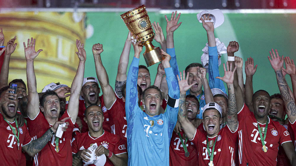 【画像・写真】バイエルン　ドイツ杯20度目V!2季連続2冠で欧州CLへ弾み