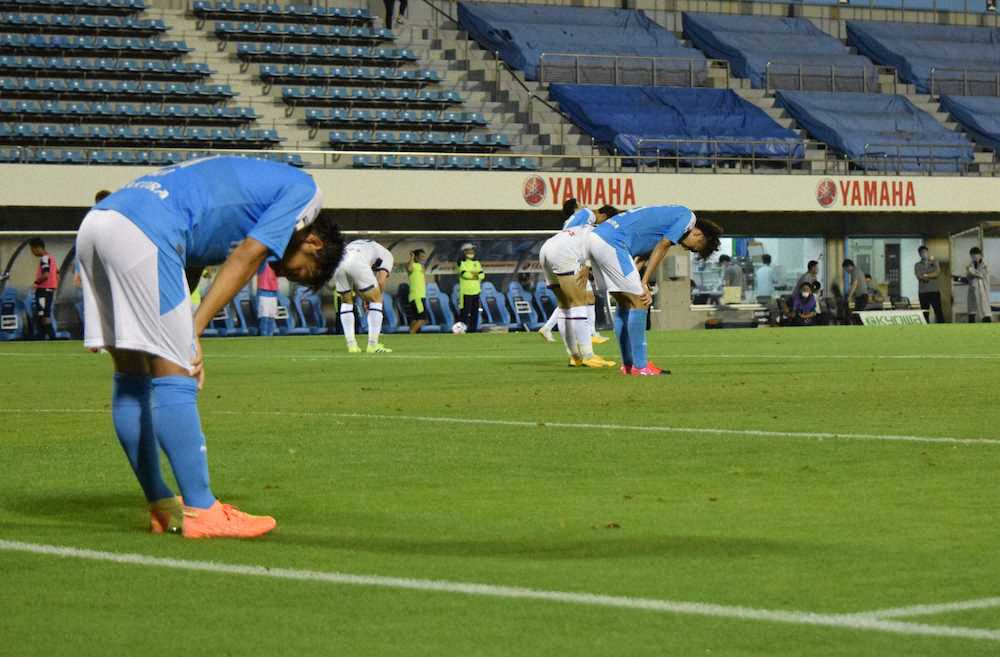 【画像・写真】J2磐田　上原FK弾でドロー　“数的優位”で岡山ゴールに迫るもあと一歩届かず